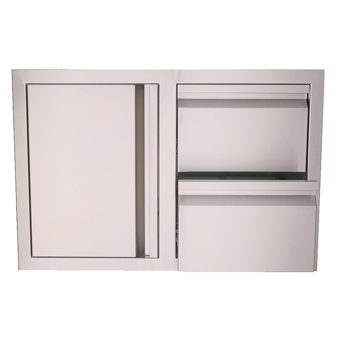 RCS Grills Double Drawer / Door Combo - Soft Close - VDC1SC