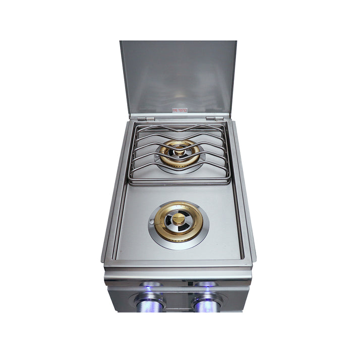 RCS Grills Cutlass Pro Double Side Burner - RDB1EL