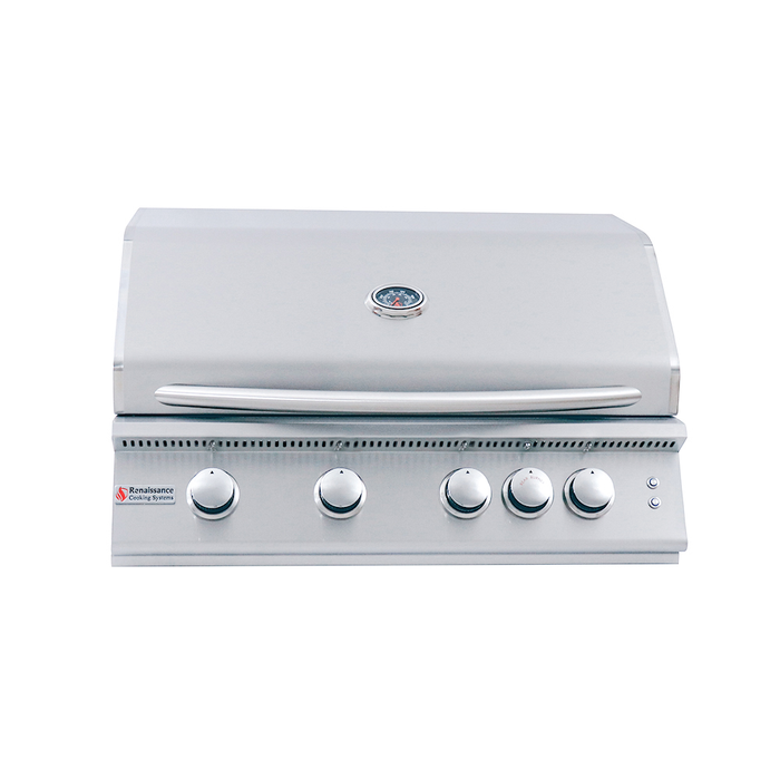 RCS Grills PREMIER 32" GRILL W/BLUE LED LIGHTS - RJC32AL