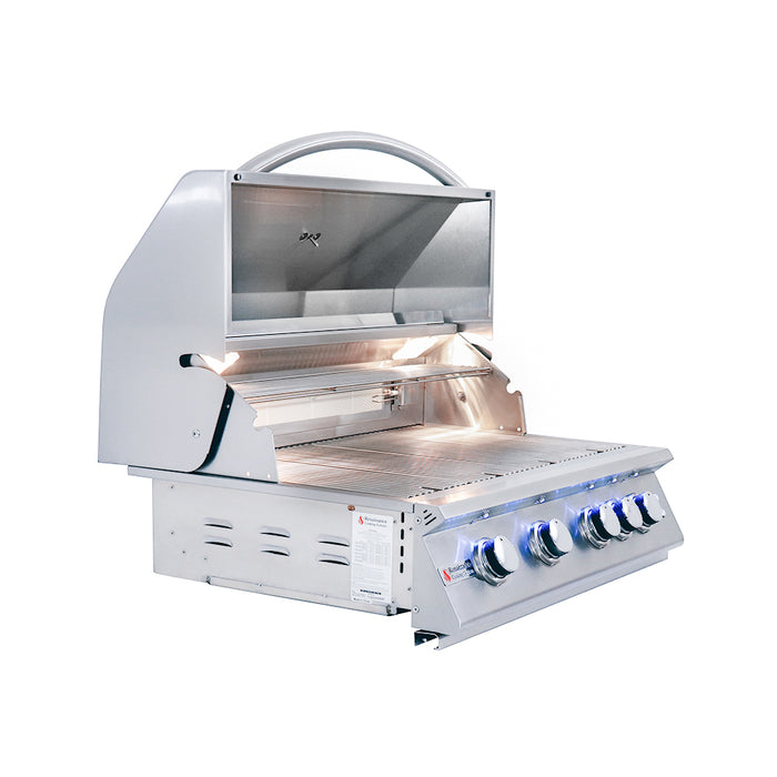 RCS Grills PREMIER 32" GRILL W/BLUE LED LIGHTS - RJC32AL