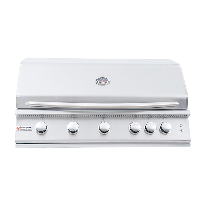 RCS Grills PREMIER 40" GRILL W/BLUE LED LIGHTS - RJC40AL