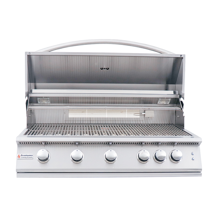 RCS Grills PREMIER 40" GRILL W/BLUE LED LIGHTS - RJC40AL