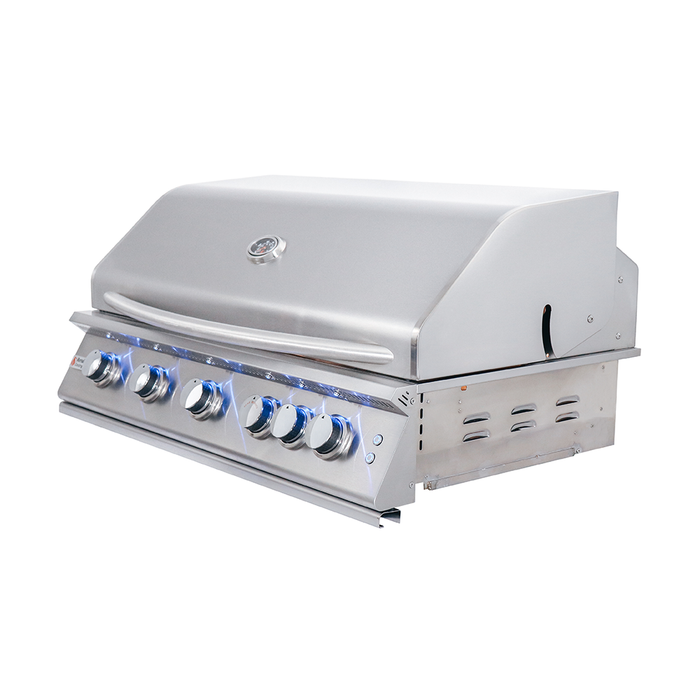 RCS Grills PREMIER 40" GRILL W/BLUE LED LIGHTS - RJC40AL