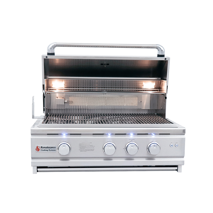 RCS Grills 30" Cutlass Pro Grill W/ Briquette Trays - RON30B