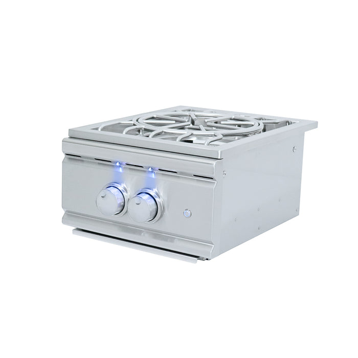 RCS Grills Cutlass Pro Burner Side Burner w/LED light - RSB3A