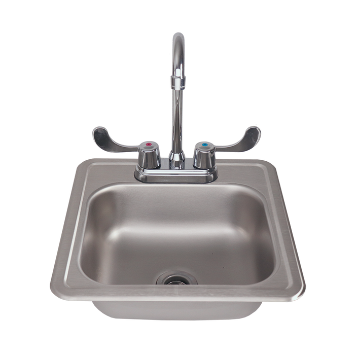 RCS Grills STAINLESS SINK, 15"x15" - RSNK1