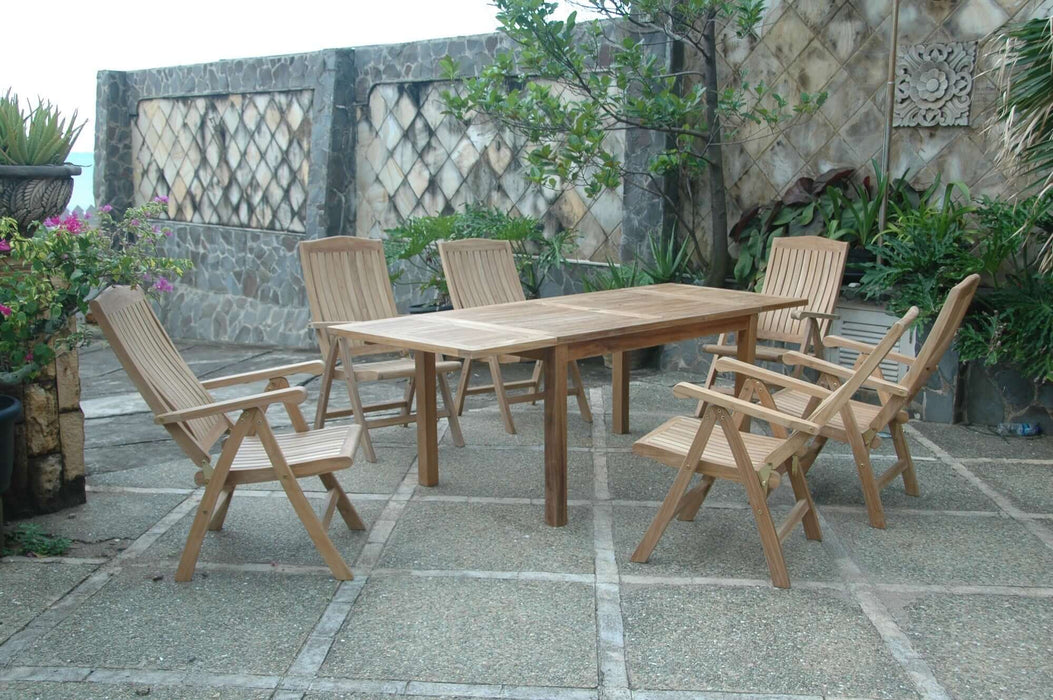 Anderson Teak Bahama Katana 7-Piece Dining Set : Set-01