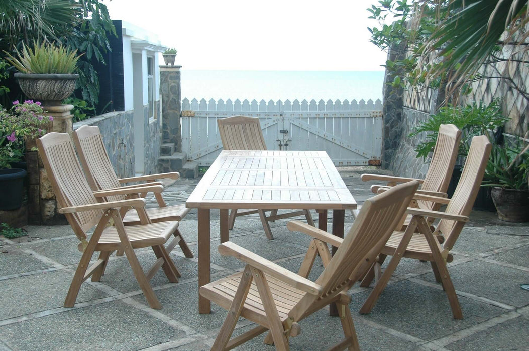 Anderson Teak Bahama Katana 7-Piece Dining Set : Set-01