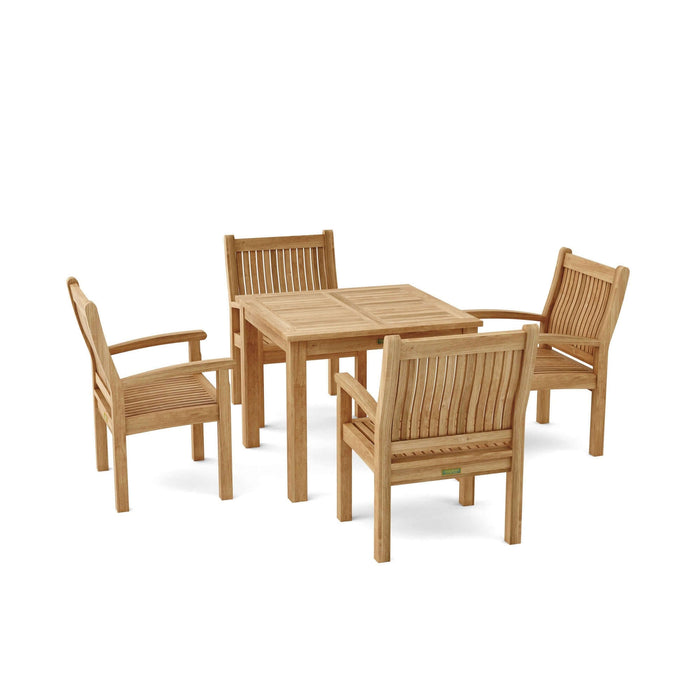 Anderson Teak Bahama Sahara 5-Piece Bistro Table : Set-02