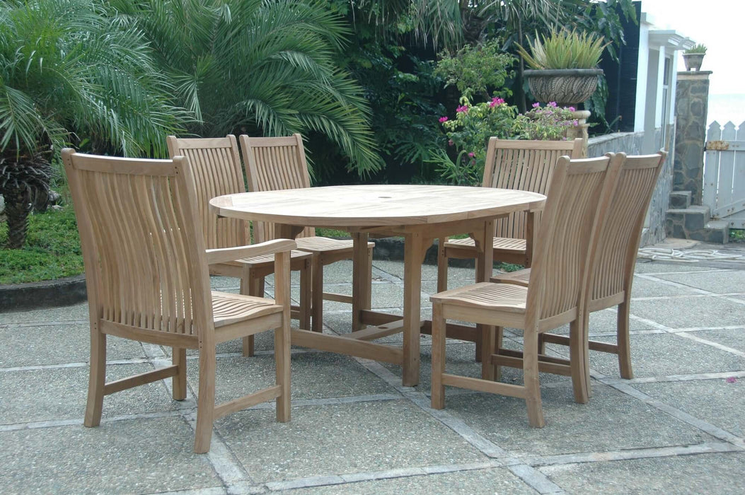 Anderson Teak Bahama Chicago 7-Piece Dining Set : Set-07