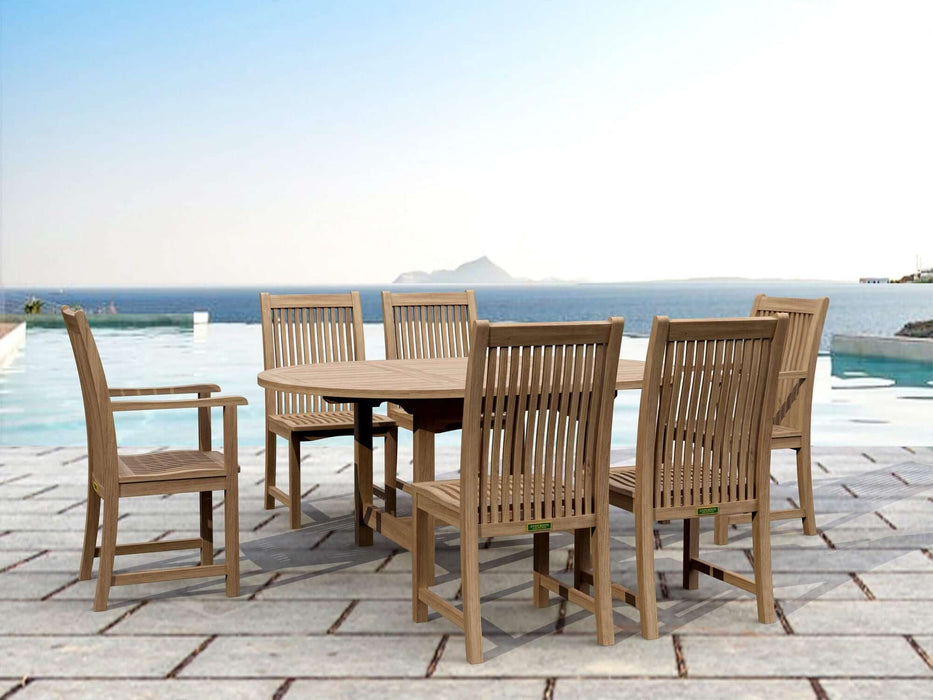 Anderson Teak Bahama Chicago 7-Piece Dining Set : Set-07