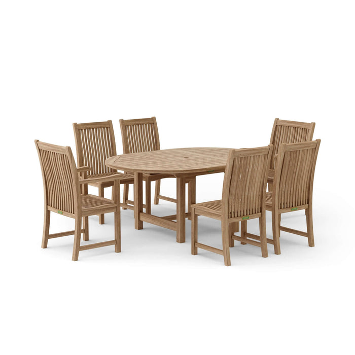 Anderson Teak Bahama Chicago 7-Piece Dining Set : Set-07