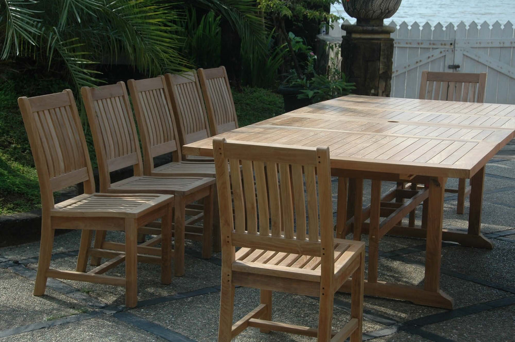 Anderson Teak Sahara Rialto 13-Piece Rectangular Dining Set : Set-08