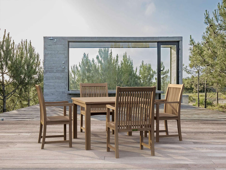 Anderson Teak Windsor Chicago 5-Piece Dining Table Set : Set-102