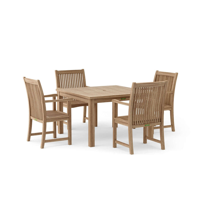 Anderson Teak Windsor Chicago 5-Piece Dining Table Set : Set-102