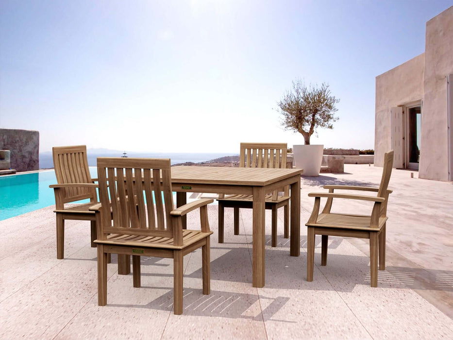 Anderson Teak Windsor Brianna 5-Piece Dining Table Set : Set-103
