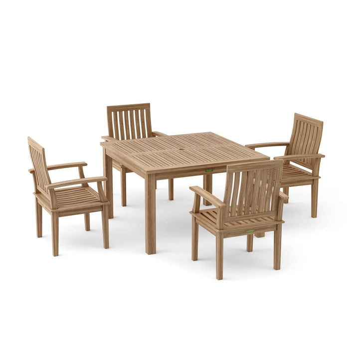 Anderson Teak Windsor Brianna 5-Piece Dining Table Set : Set-103