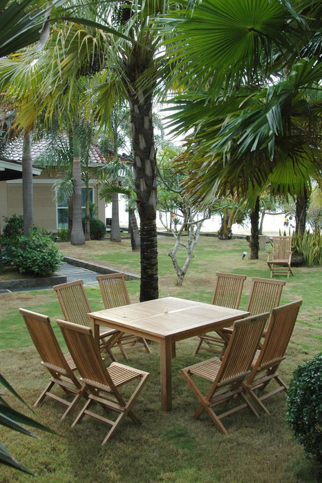 Anderson Teak Windsor Classic Chair 7-Piece Folding Dining Set : Set-104