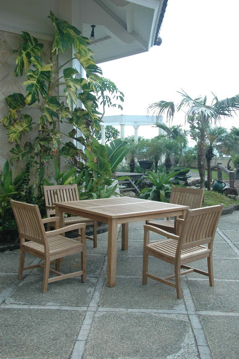Anderson Teak Windsor Rialto Armchair 5-Piece Dining Set : Set-106C