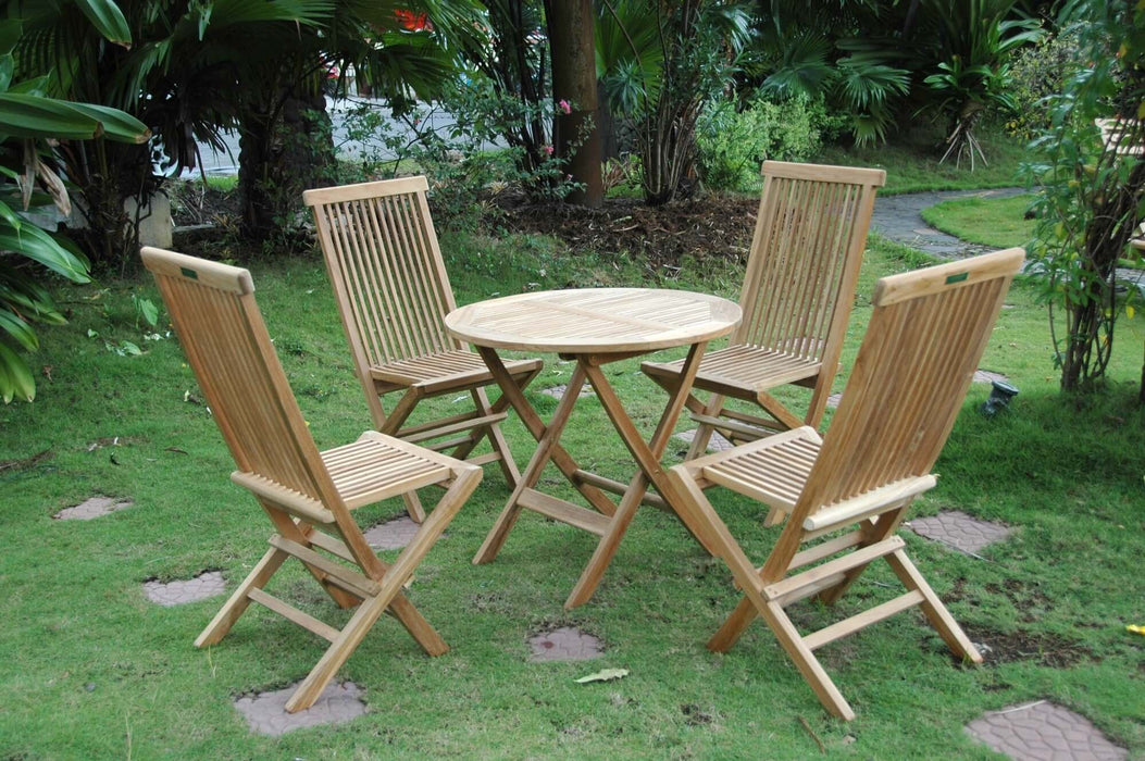 Anderson Teak Windsor Classic 5-Piece Bistro Set : Set-108B