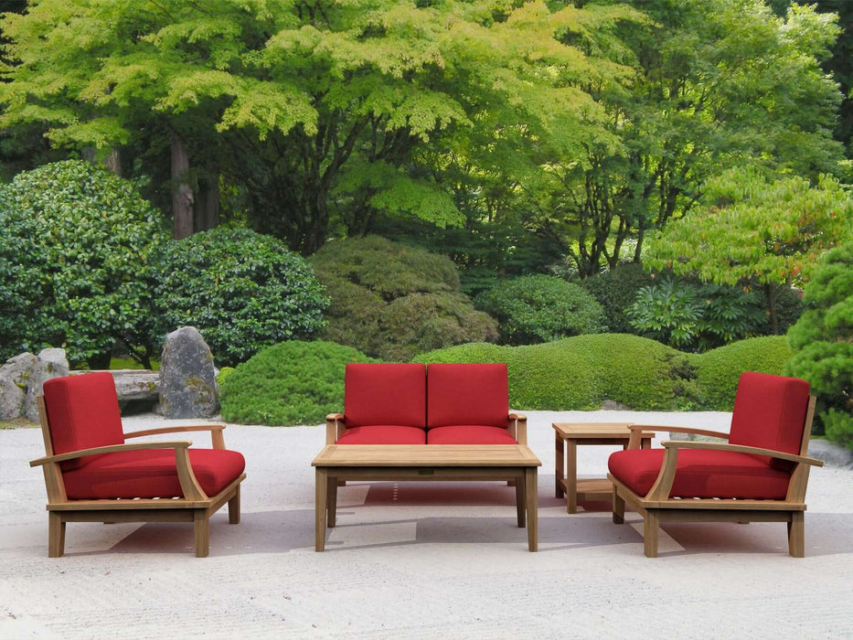 Anderson Teak Brianna Bahama 5-Piece Deep Seating Loveseat Set : Set-115