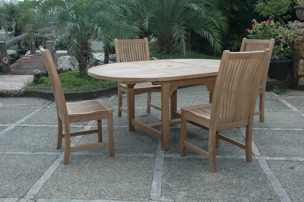 Anderson Teak Bahama Chicago 5-Piece Dining Set : Set-12