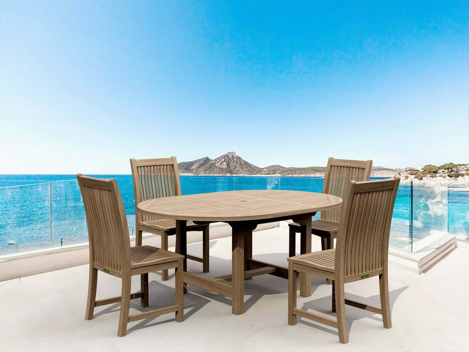 Anderson Teak Bahama Chicago 5-Piece Dining Set : Set-12