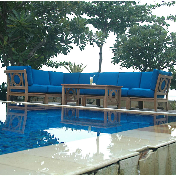 Anderson Teak Natsepa 8-Piece Modular Set with Coffee Table : Set-136