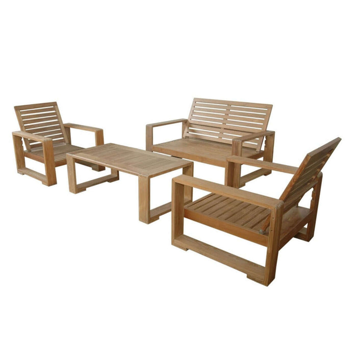 Anderson Teak Capistrano 5-Piece Deep Seating Loveseat Collection : Set-141