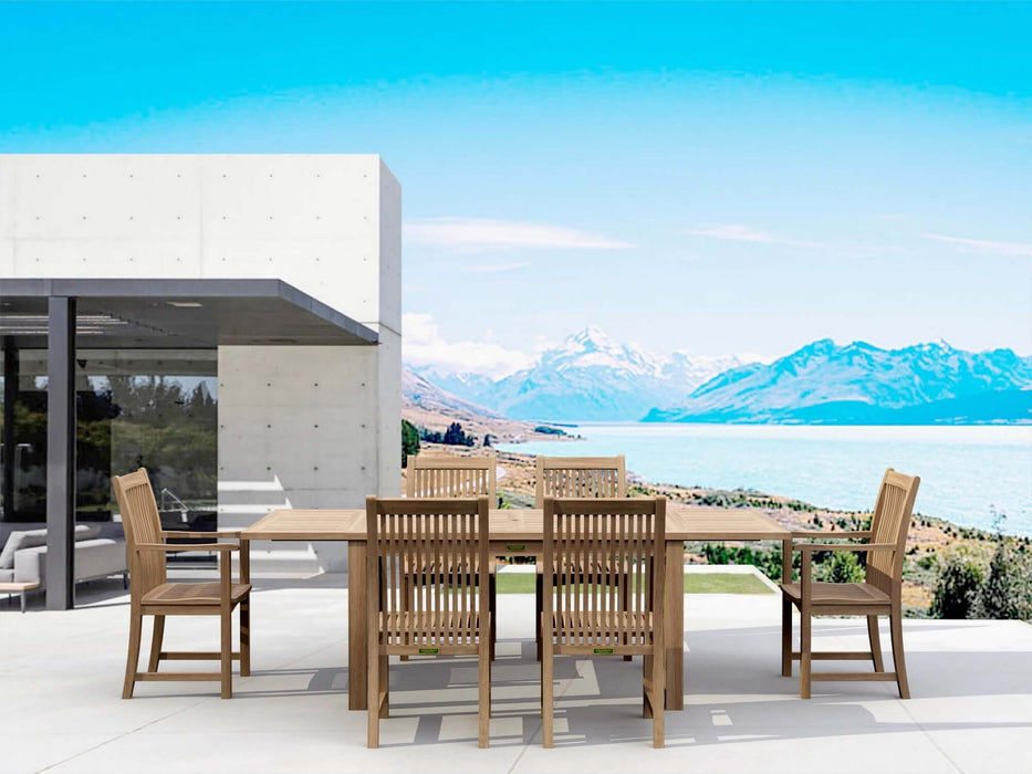 Anderson Teak Bahama Chicago 7-Piece Dining Set  : Set-14