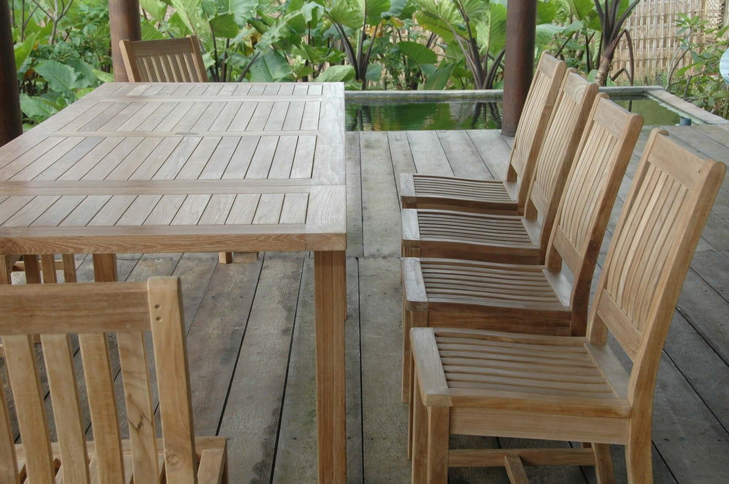 Anderson Teak Bahama Rialto 11-Piece Rectangular Dining Set : Set-15