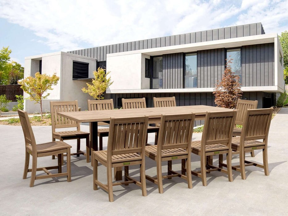 Anderson Teak Bahama Rialto 11-Piece Rectangular Dining Set : Set-15