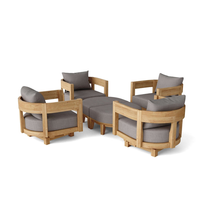 Anderson Teak Coronado 6 Piece Deep Seating Set : Set-174