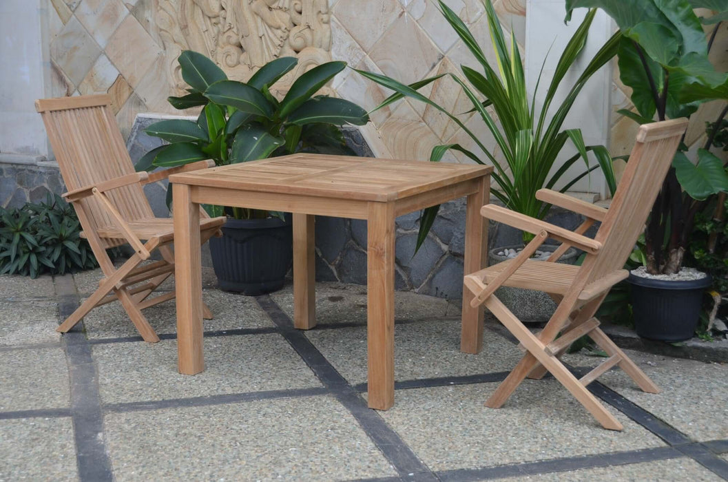 Anderson Teak Bahama Classic 3-Piece Bistro Table : Set-18
