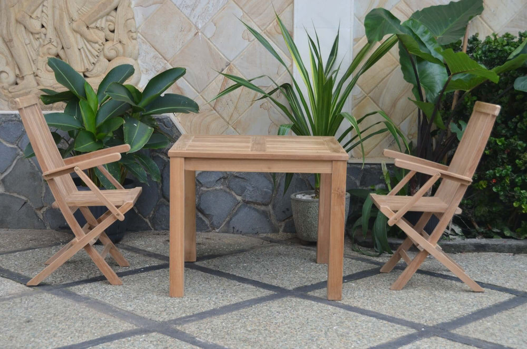 Anderson Teak Bahama Classic 3-Piece Bistro Table : Set-18