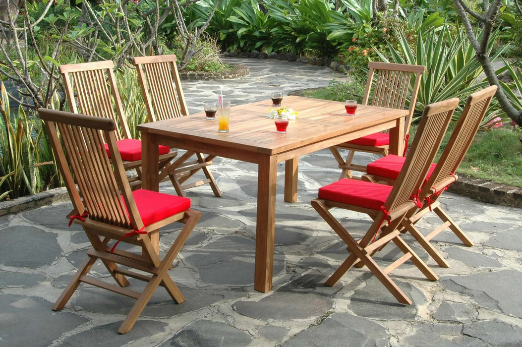 Anderson Teak Montage Bristol 7-Piece Dining Set : SET-202
