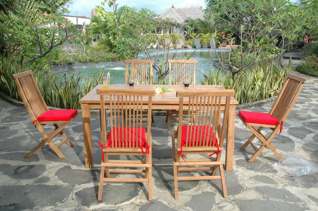 Anderson Teak Montage Bristol 7-Piece Dining Set : SET-202