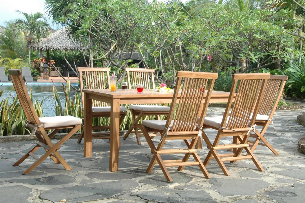 Anderson Teak Montage Bristol 7-Piece Dining Set : SET-202