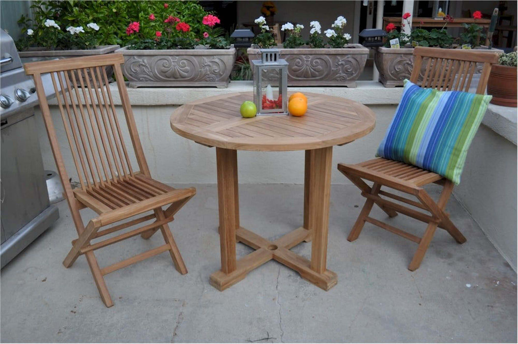 Anderson Teak Montage Bristol 3-Piece Dining Set : SET-209