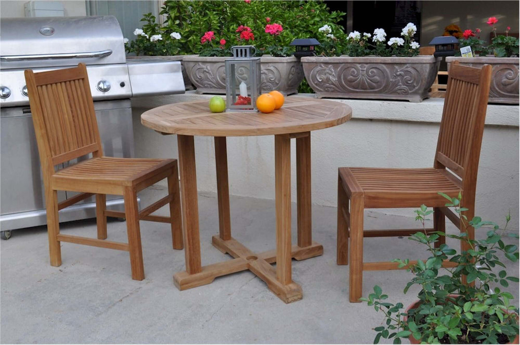 Anderson Teak Montage Saratoga 3-Piece Dining Set : SET-211