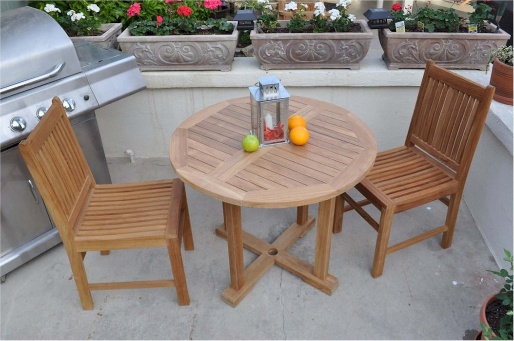 Anderson Teak Montage Saratoga 3-Piece Dining Set : SET-211