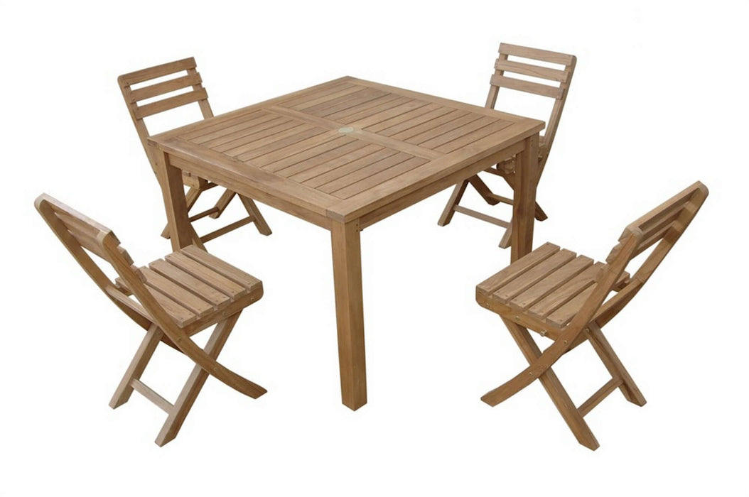 Anderson Teak Montage Alabama 5- Piece Dining Set : SET-212