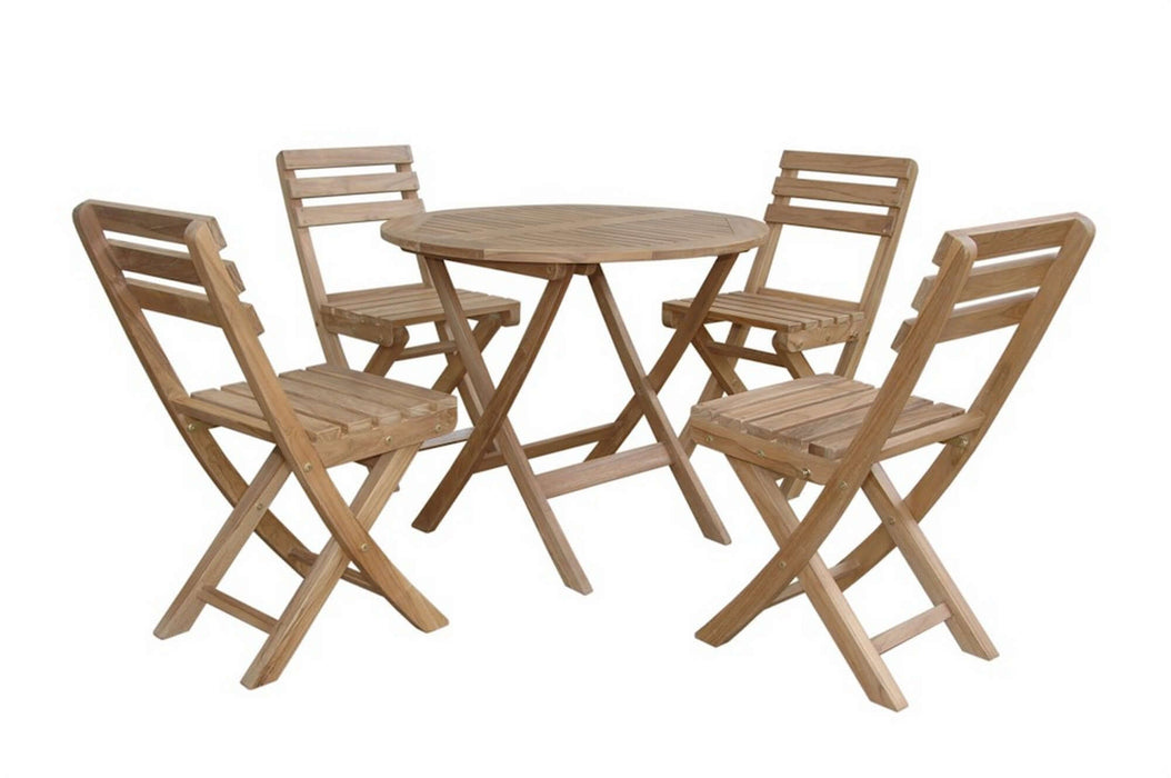 Anderson Teak Chester Alabama 5-Piece Bistro Set : SET-226