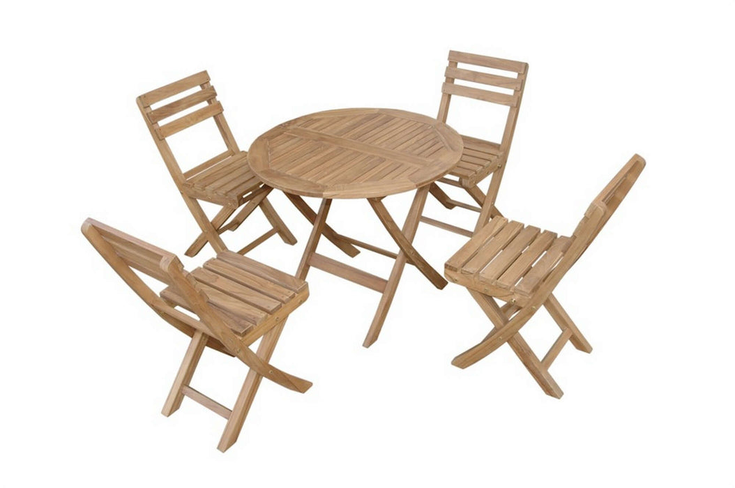 Anderson Teak Chester Alabama 5-Piece Bistro Set : SET-226