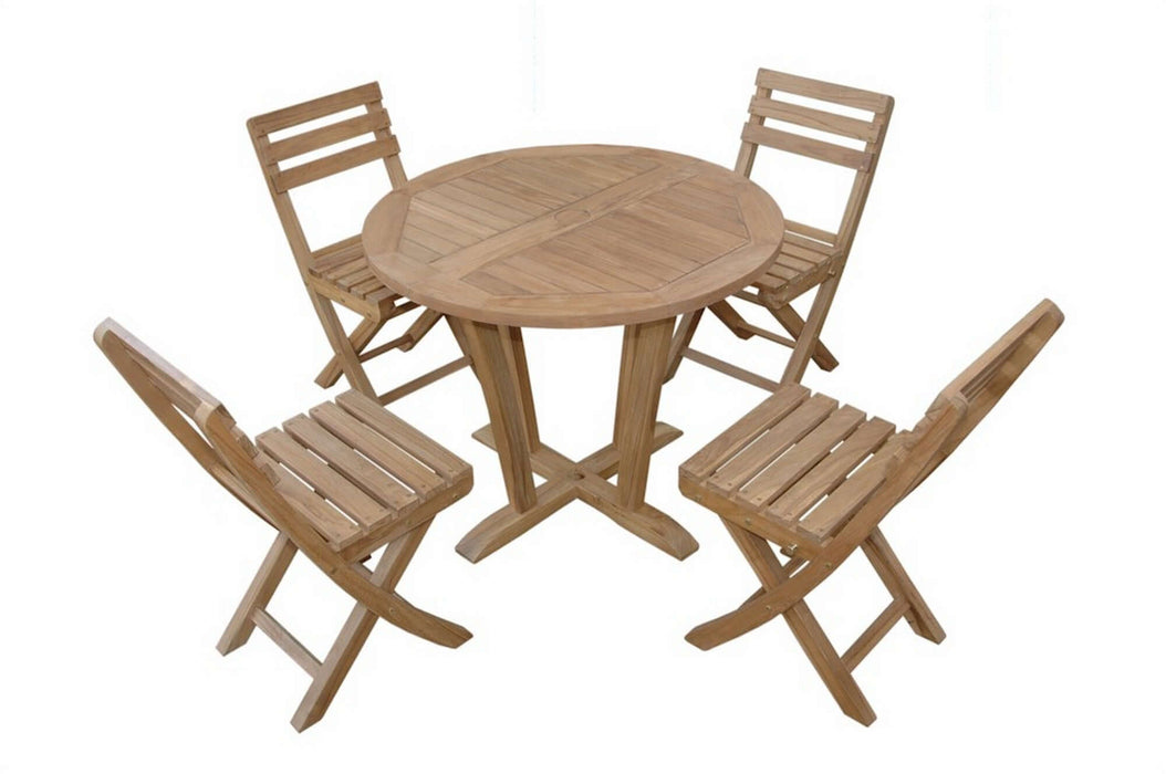 Anderson Teak Descanso Alabama 5-Piece Bistro Set : SET-227