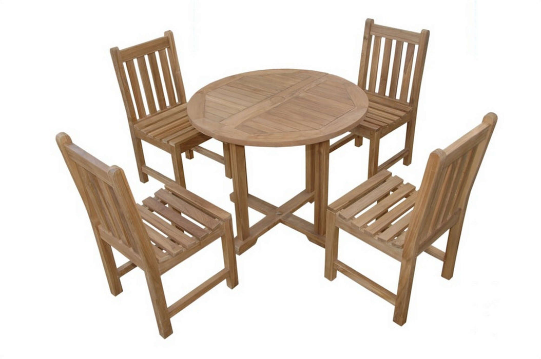 Anderson Teak Montage Braxton 5-Piece Dining Set C : SET-229
