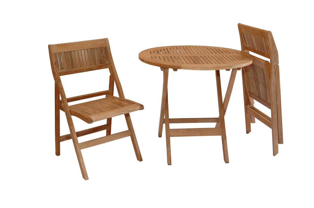 Anderson Teak Windsor 3-Piece Round Bistro Set : Set-23