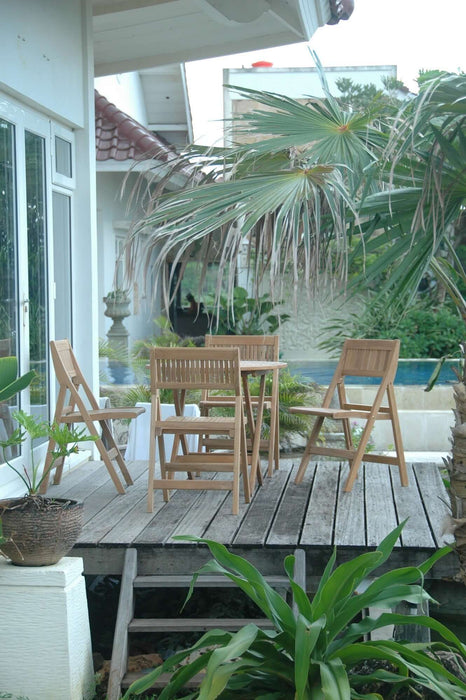 Anderson Teak Windsor 5-Piece Round Bistro Set : Set-24