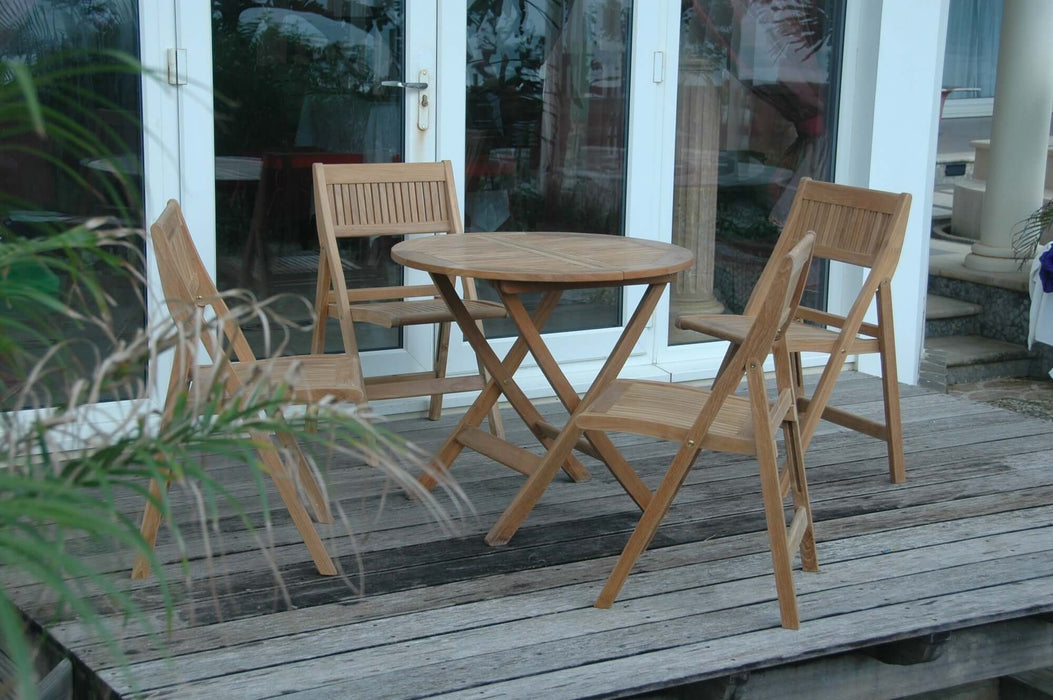 Anderson Teak Windsor 5-Piece Round Bistro Set : Set-24