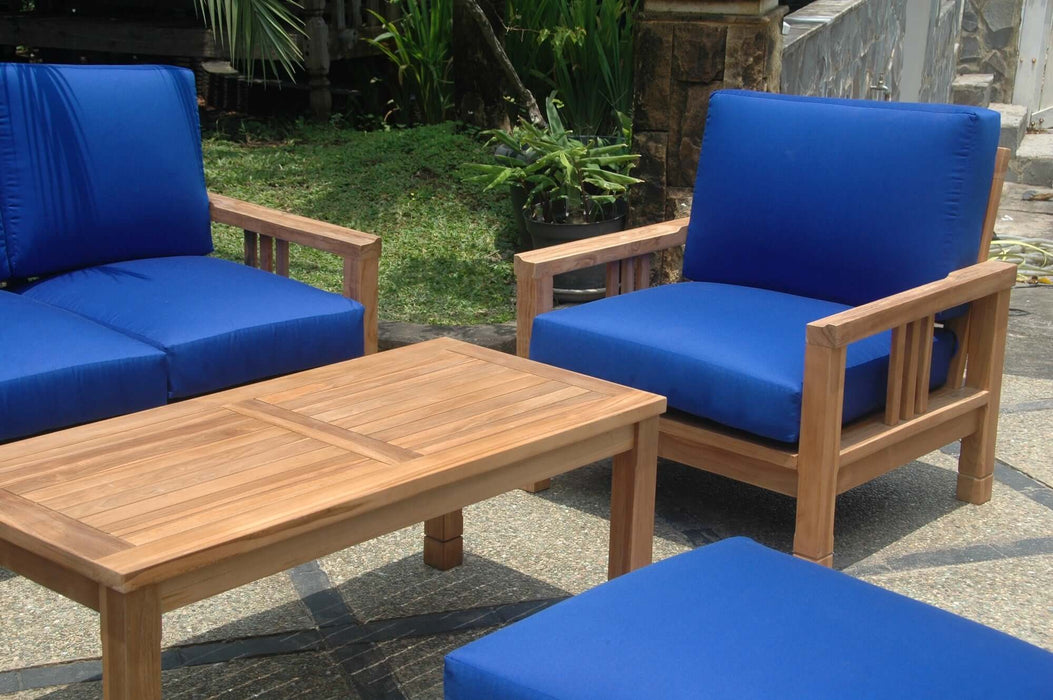 Anderson Teak SouthBay Deep Seating 6-Piece Conversation Set A : SET-253